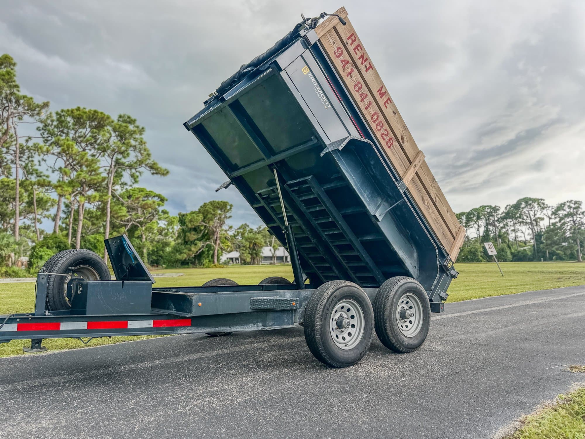 10ft Dump Trailer — trailer rental near Venice FL
